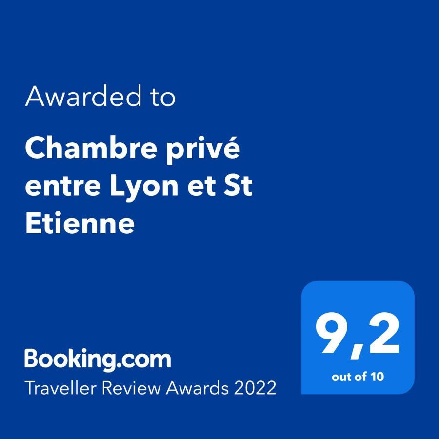 Chambre privé entre Lyon et St Etienne Extérieur photo
